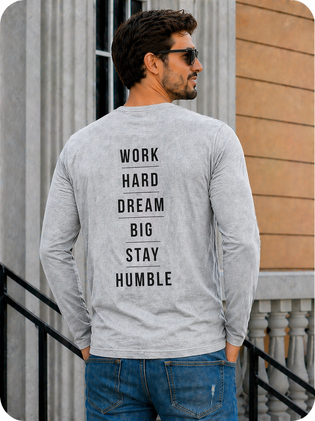Mens Full Sleeves High Quality T-Shirt(180GSM)