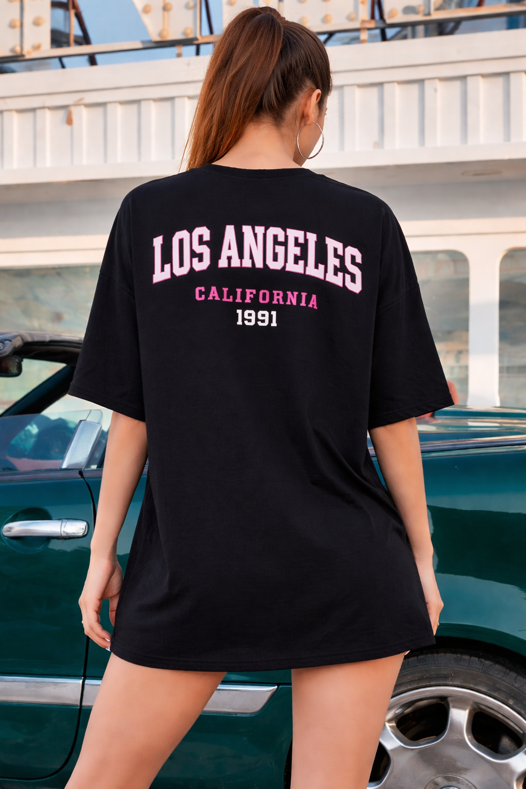Unisex Women's Premium Oversized T-Shirt - Hip Hop(220 GSM)