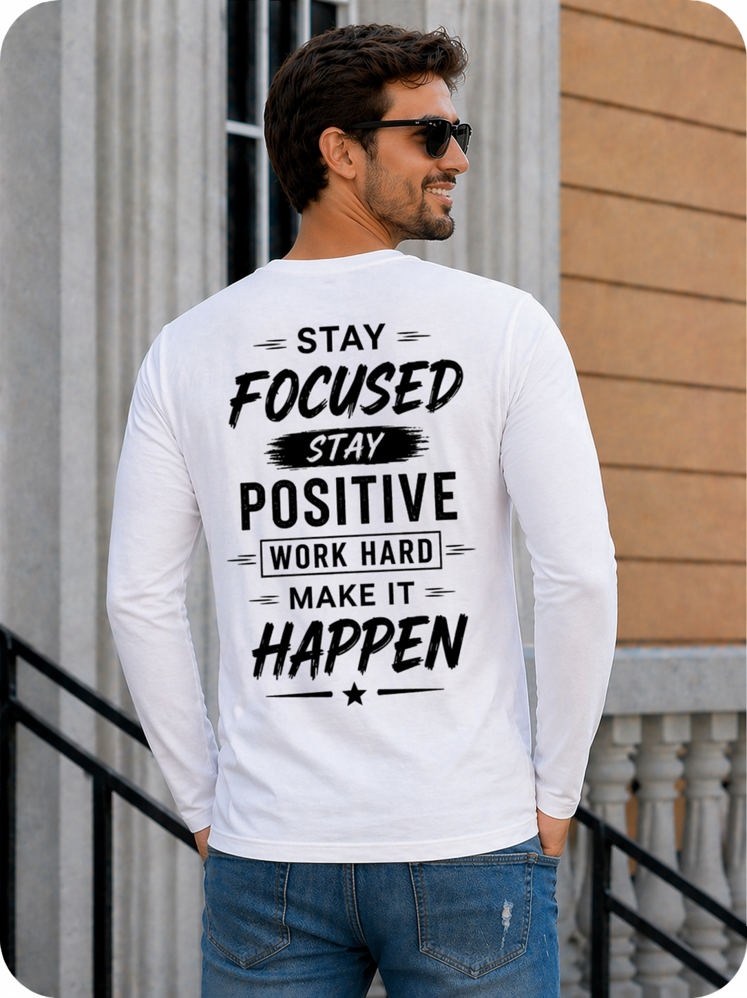 Mens Full Sleeves High Quality T-Shirt(180GSM)