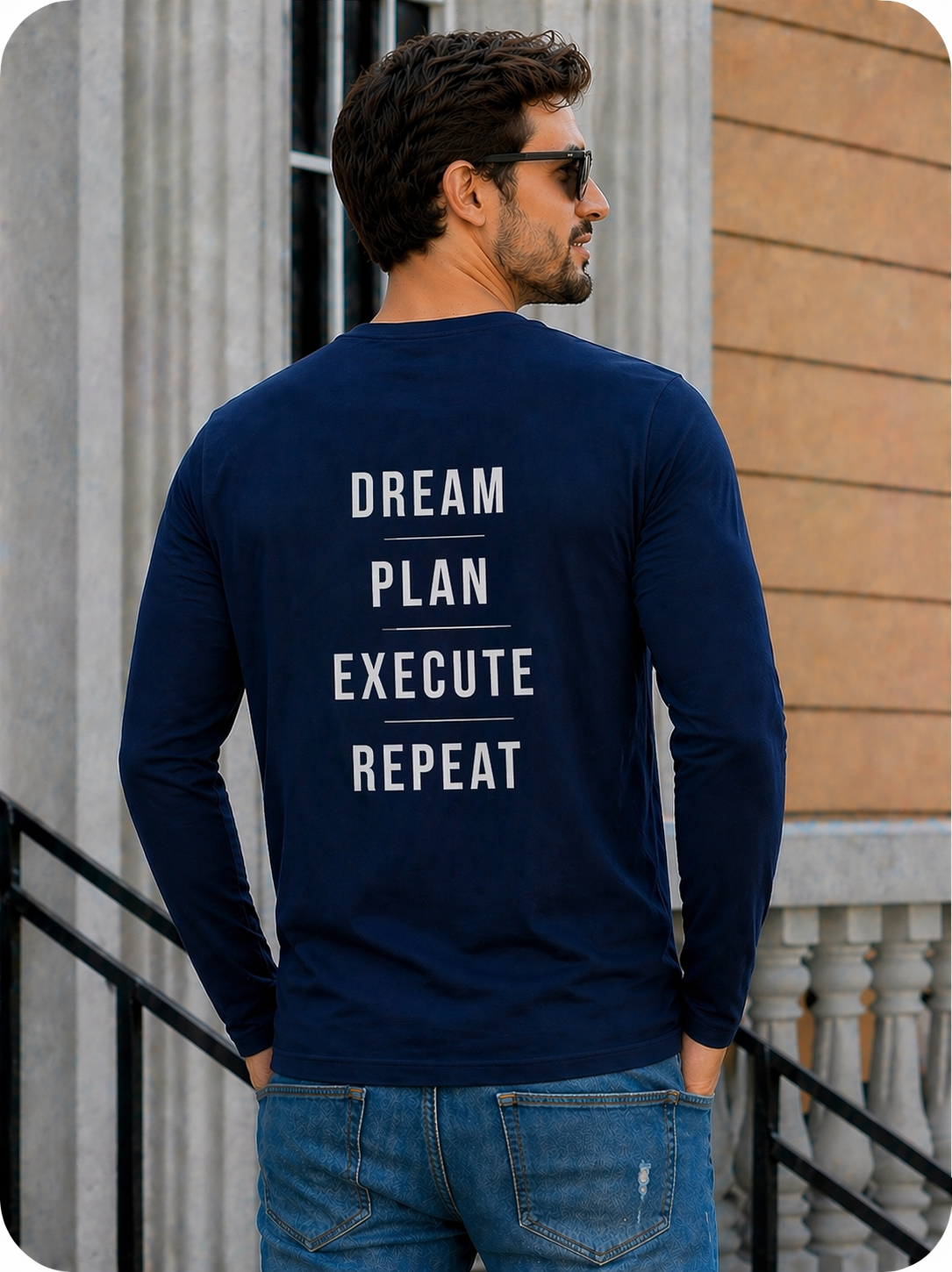 Mens Full Sleeves High Quality T-Shirt(180GSM)