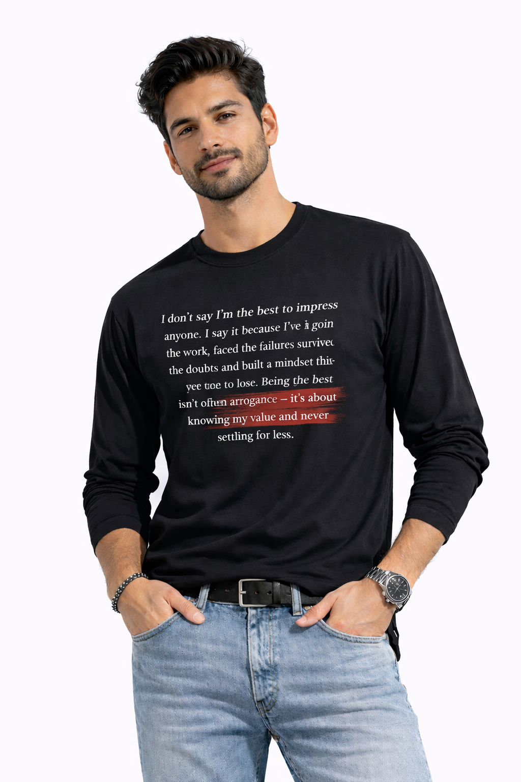 Mens Full Sleeves T-Shirt