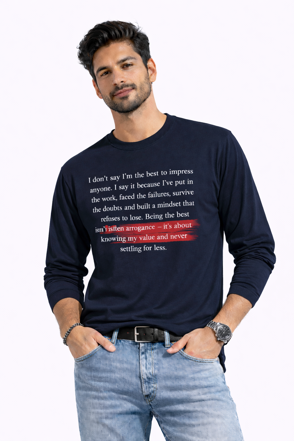 Mens Full Sleeves T-Shirt