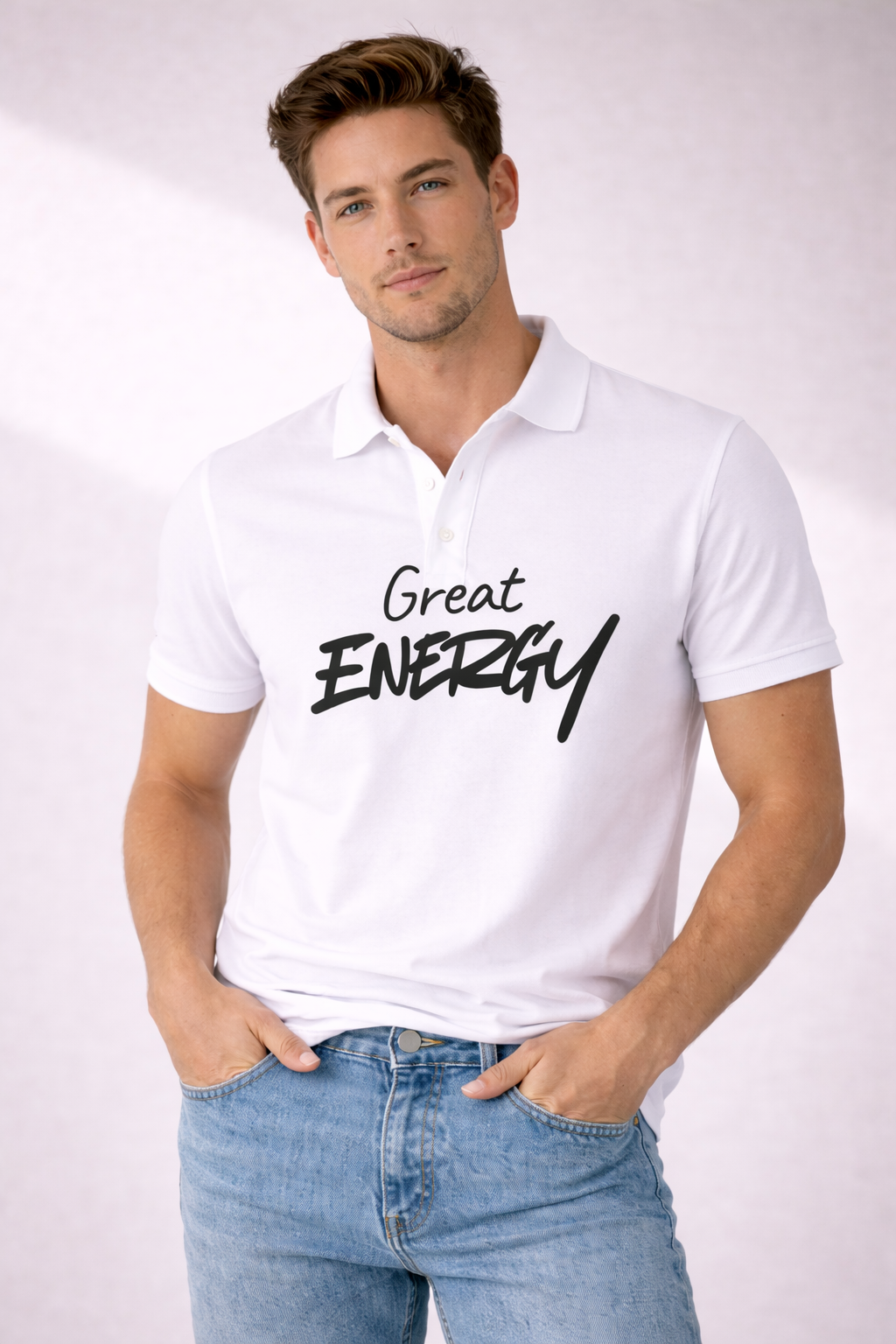 Mens Dry Fit Polo T-shirt (Mars Fabric)