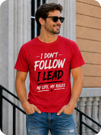 Men's Premium  Round Neck Half Sleeves T-Shirt (180 GSM)