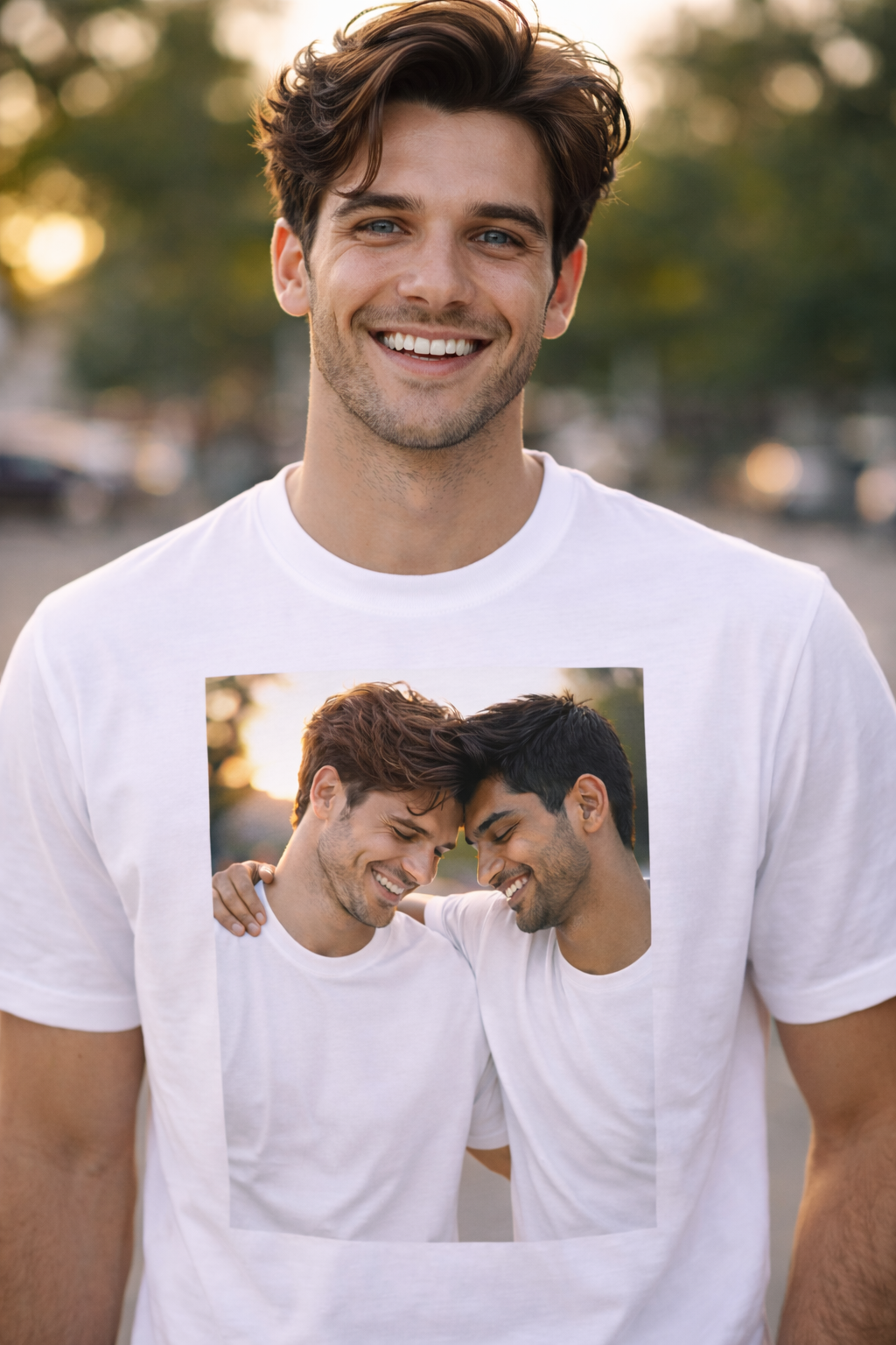 Mens Round Neck Half Sleeves T-Shirt