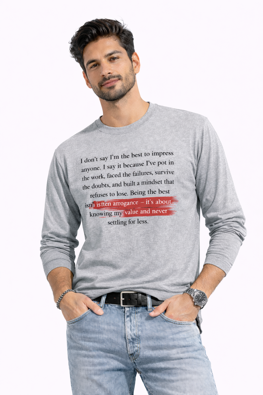 Mens Full Sleeves T-Shirt